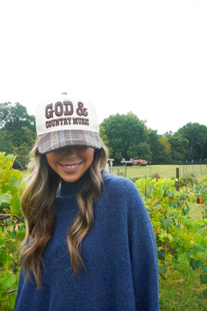 God & Country Music Trucker Hat by KenzKustomz, view 20
