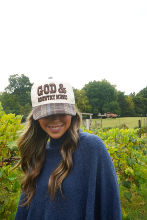 God & Country Music Trucker Hat by KenzKustomz, view 16