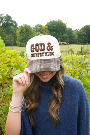 God & Country Music Trucker Hat by KenzKustomz, view 13