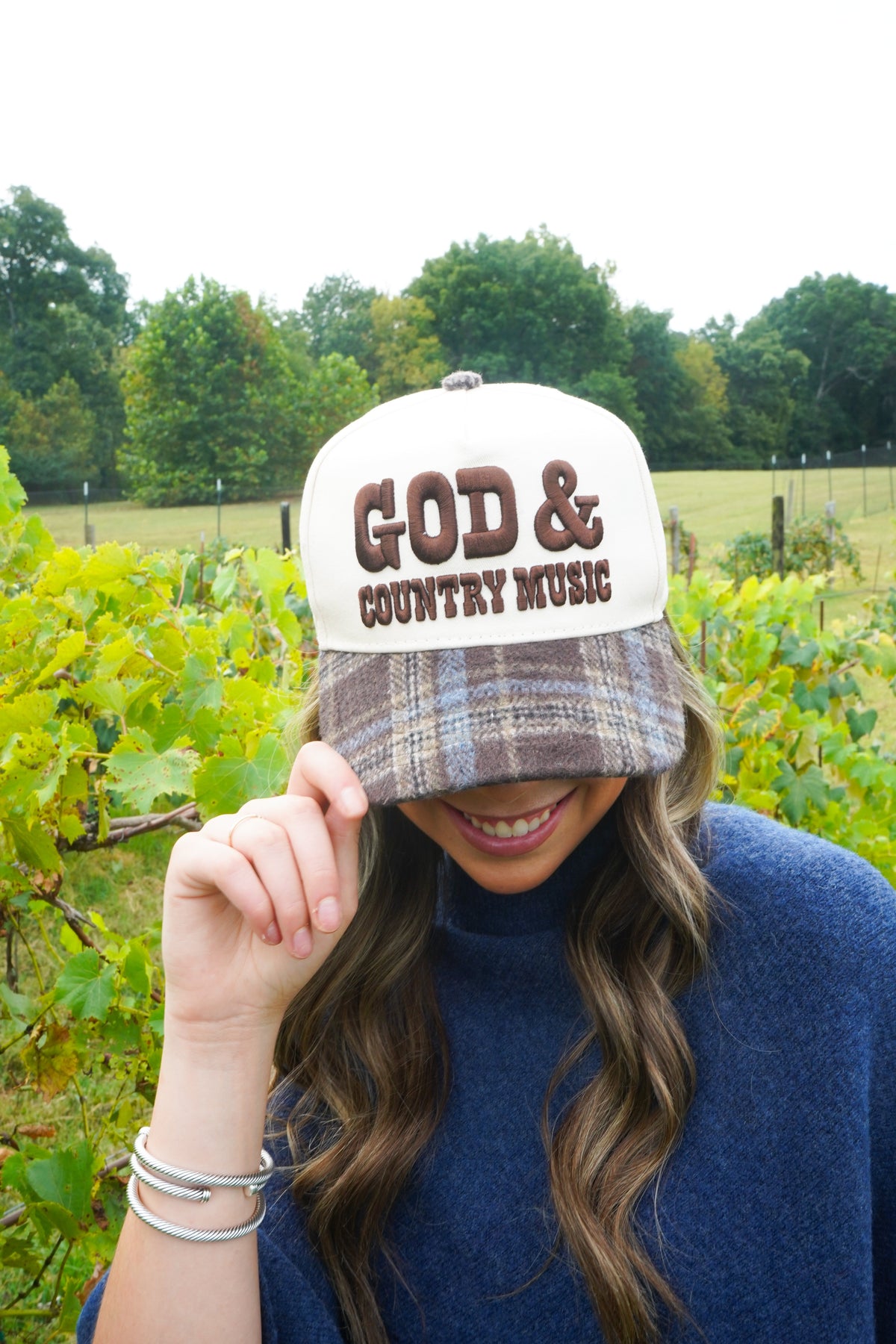 God & Country Music Trucker Hat by KenzKustomz, view 12
