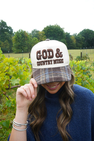 God & Country Music Trucker Hat by KenzKustomz, view 11