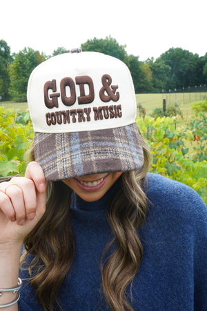 God & Country Music Trucker Hat by KenzKustomz, view 10