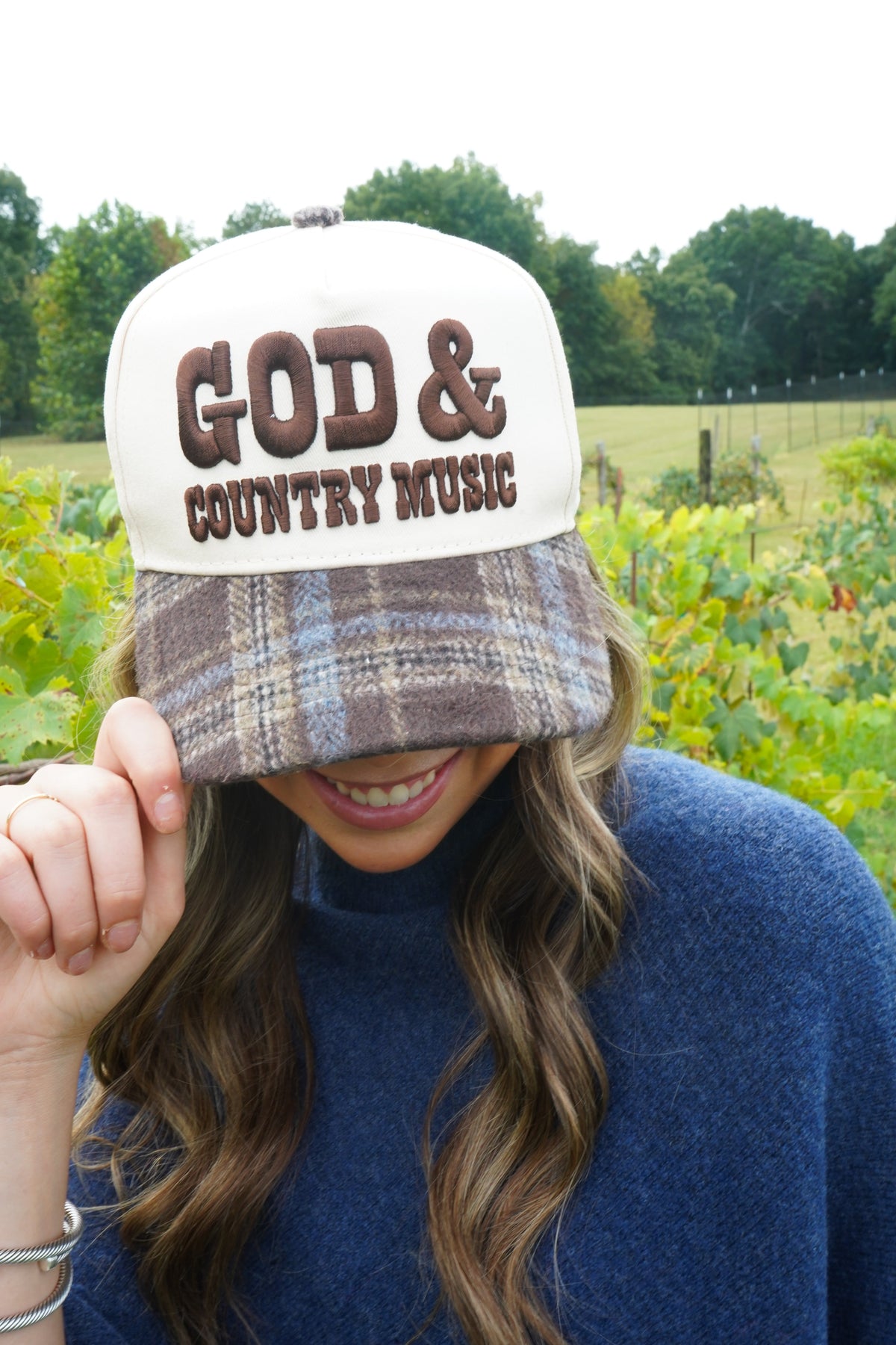 God & Country Music Trucker Hat by KenzKustomz, view 9