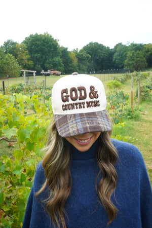 God & Country Music Trucker Hat by KenzKustomz, view 7
