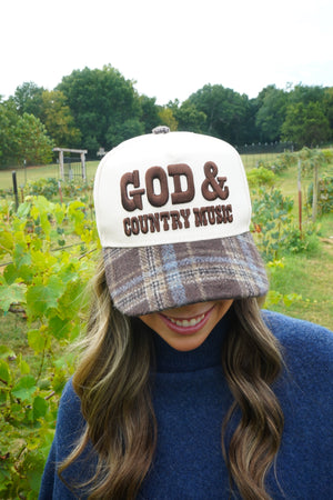 God & Country Music Trucker Hat by KenzKustomz, view 6