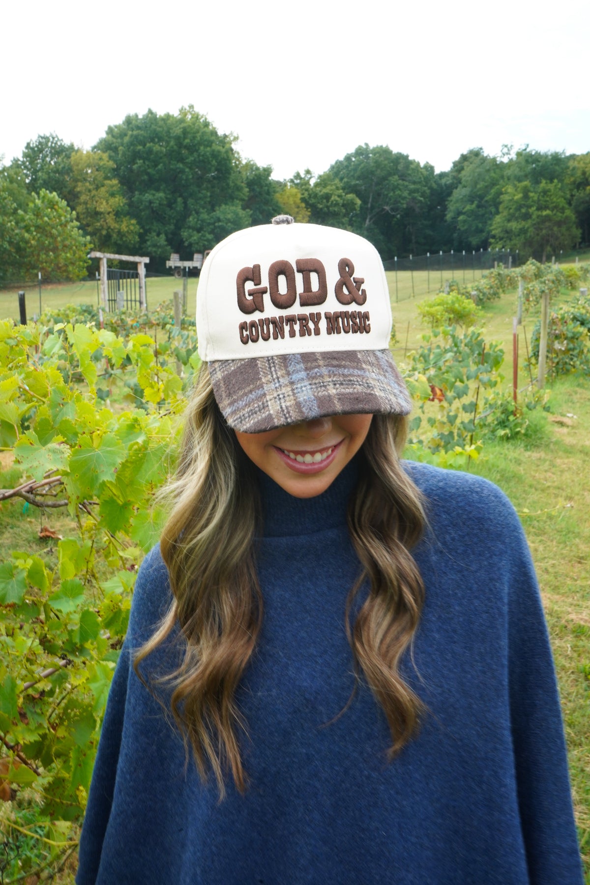 God & Country Music Trucker Hat by KenzKustomz, view 3