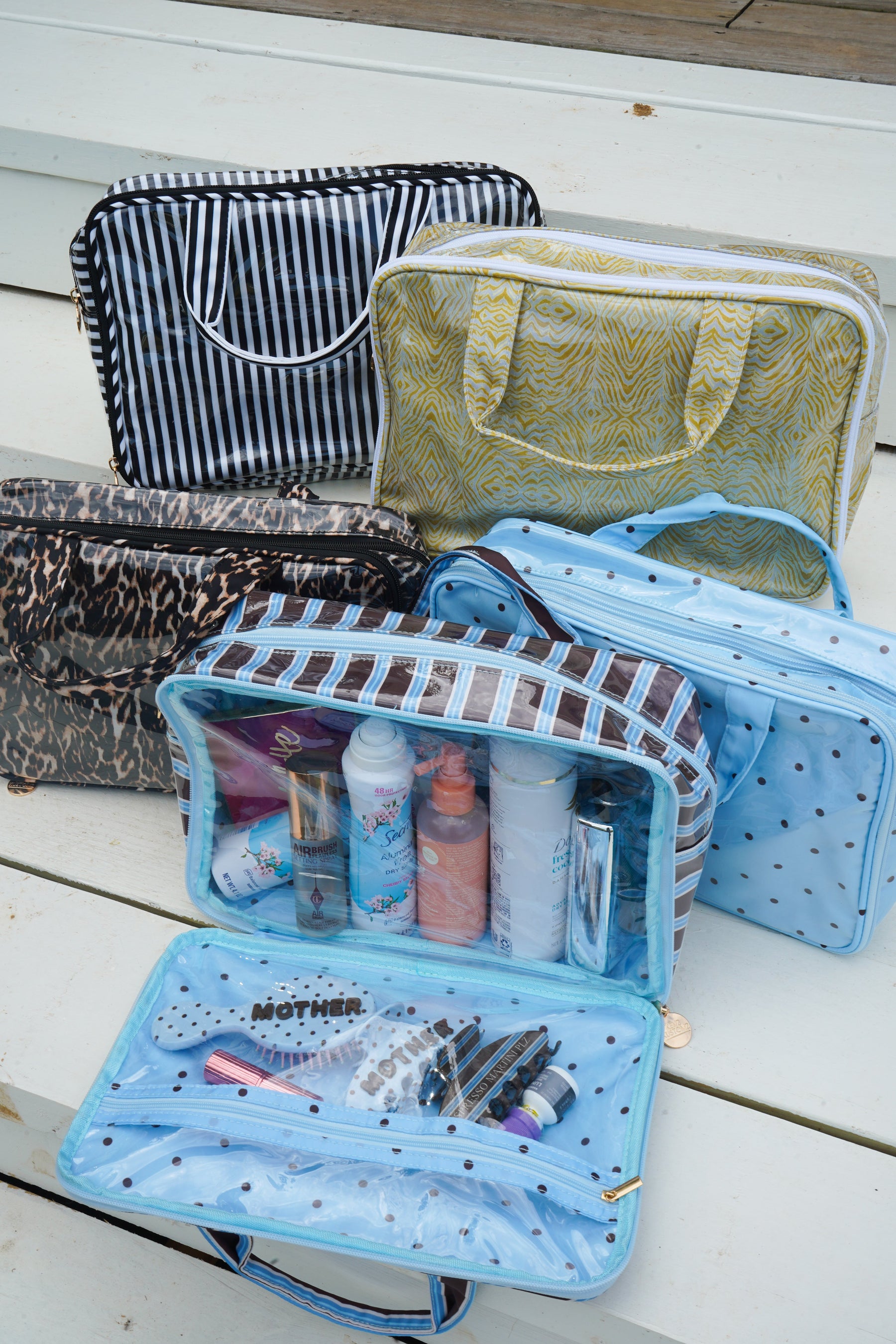 Clear Coat Toiletry Case - Fall Collection