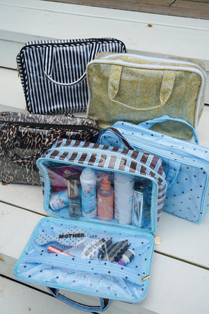 Clear Coat Toiletry Case - Fall Collection