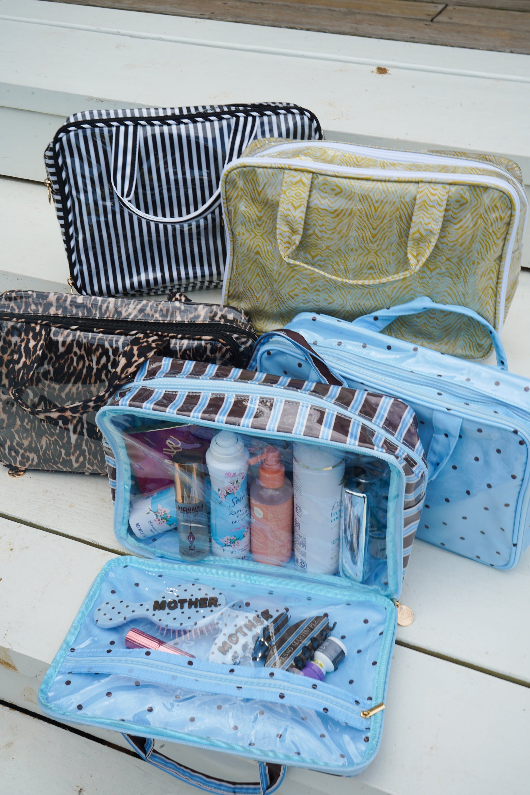 Clear Coat Toiletry Case - Fall Collection