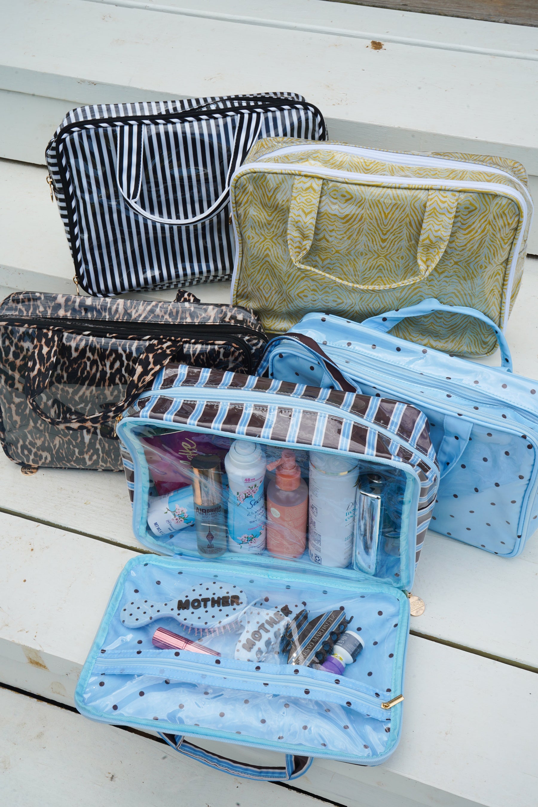 Clear Coat Toiletry Case - Fall Collection