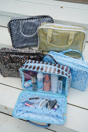 Clear Coat Toiletry Case - Fall Collection