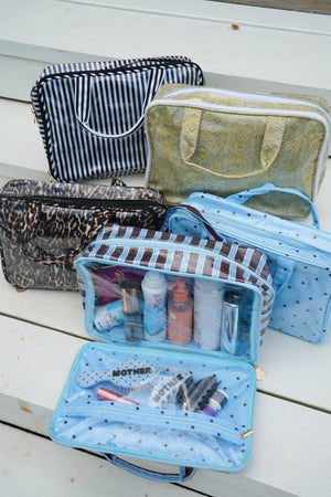 Clear Coat Toiletry Case - Fall Collection