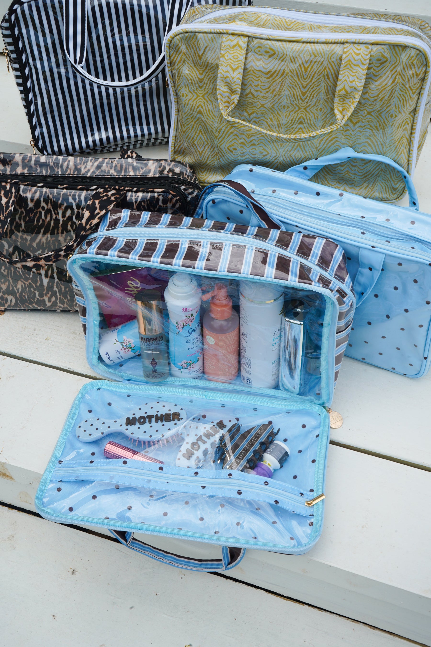 Clear Coat Toiletry Case - Fall Collection