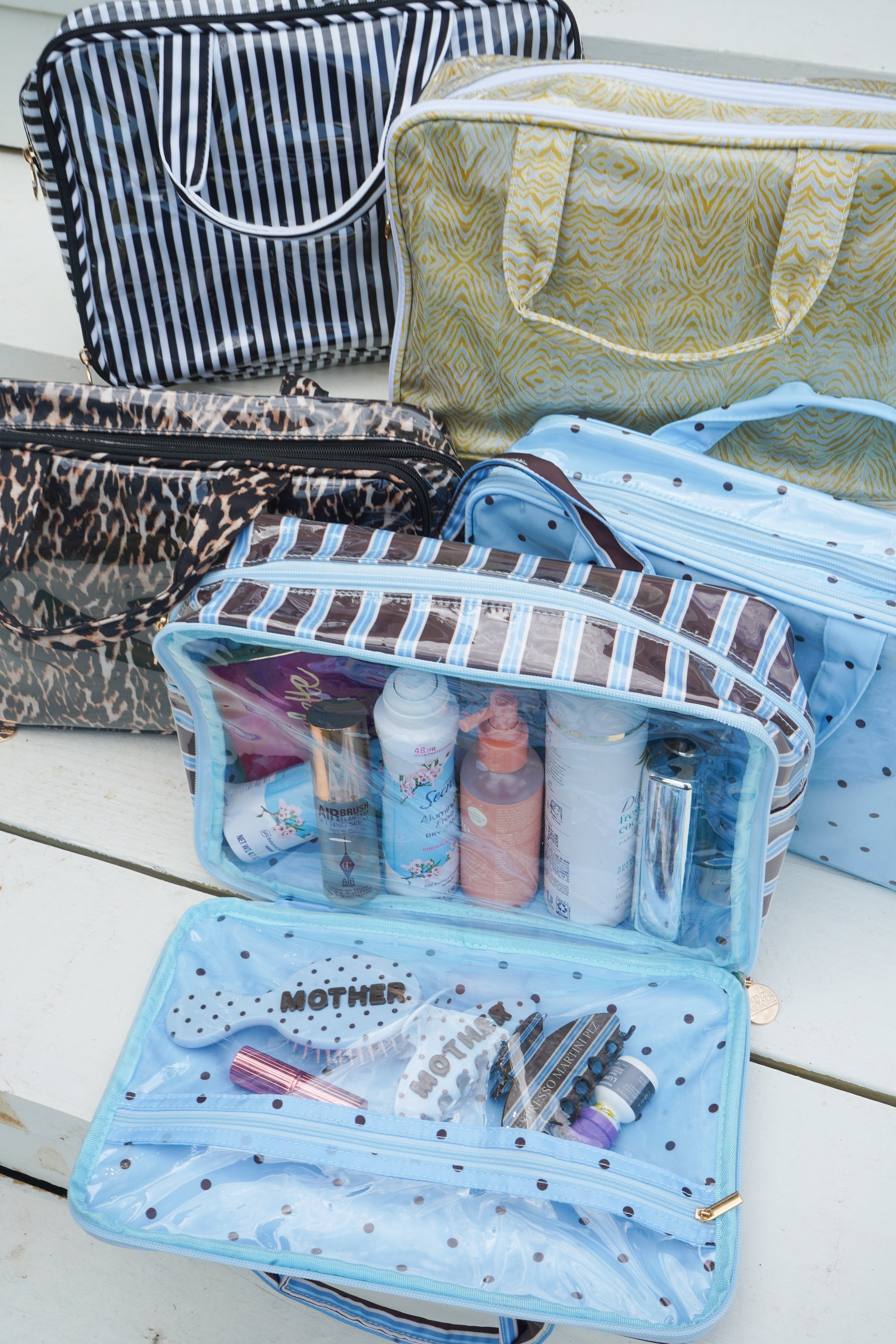 Clear Coat Toiletry Case - Fall Collection