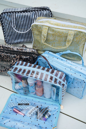 Clear Coat Toiletry Case - Fall Collection
