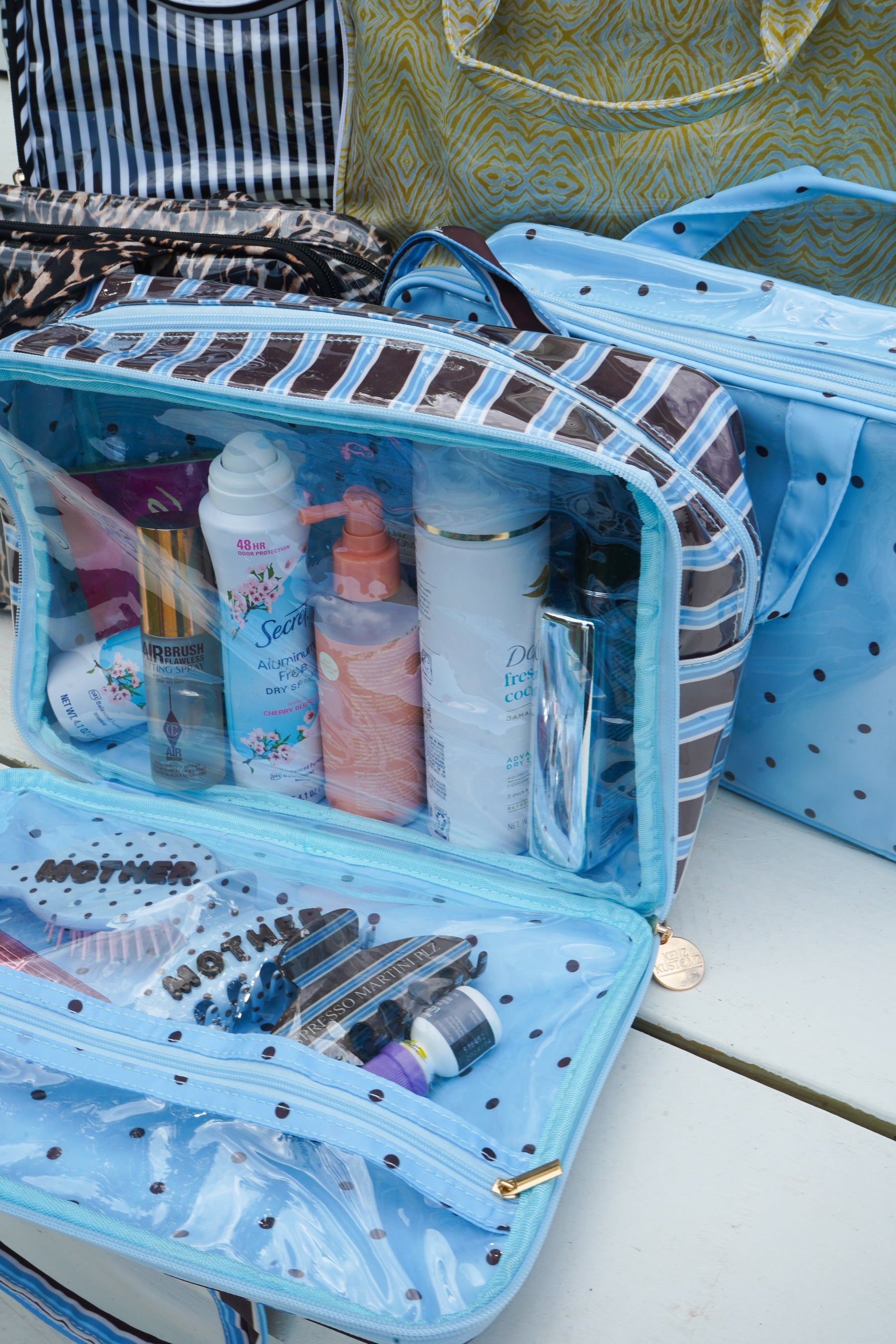 Clear Coat Toiletry Case - Fall Collection