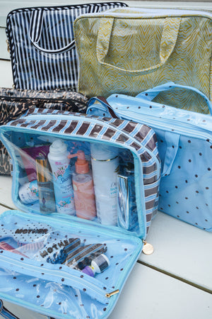 Clear Coat Toiletry Case - Fall Collection