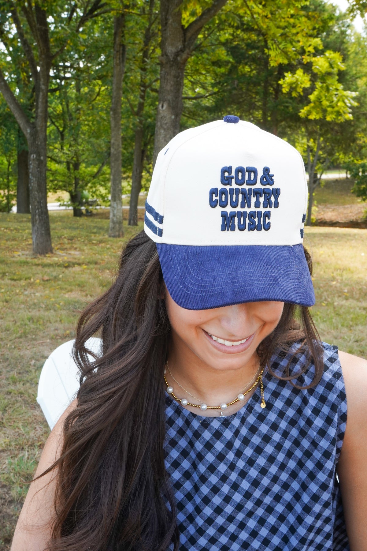 God & Country Music Trucker Hat by KenzKustomz, view 30