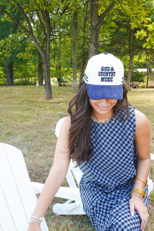 God & Country Music Trucker Hat by KenzKustomz, view 26