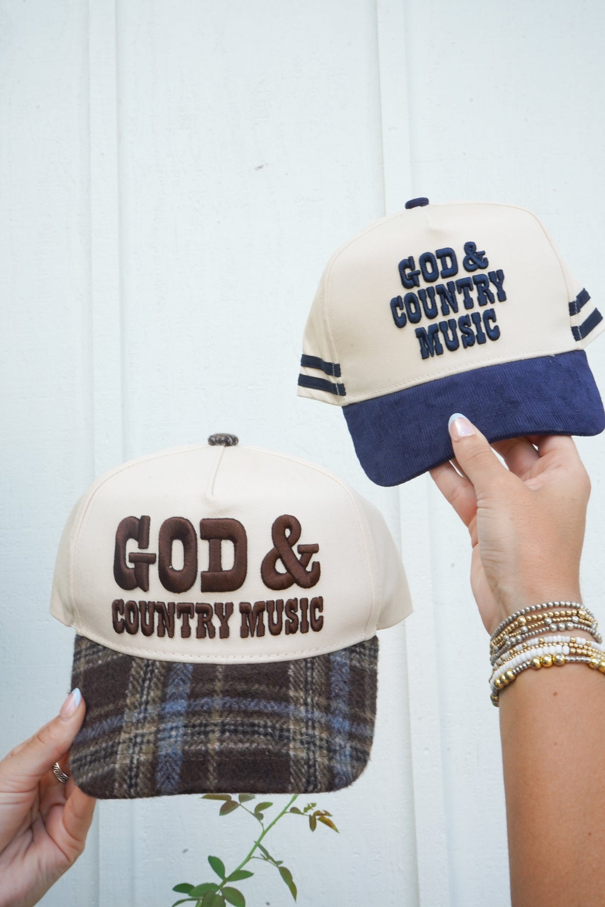 God & Country Music Trucker Hat by KenzKustomz, view 1