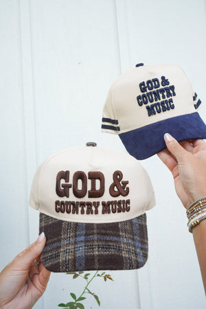 God & Country Music Trucker Hat by KenzKustomz, view 24