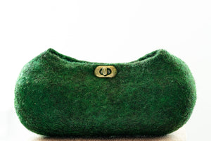 The Frances Handbag handcrafted wool bag by Comfy Bear Home