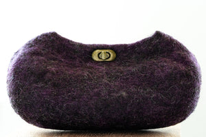 The Frances Handbag handcrafted wool bag by Comfy Bear Home