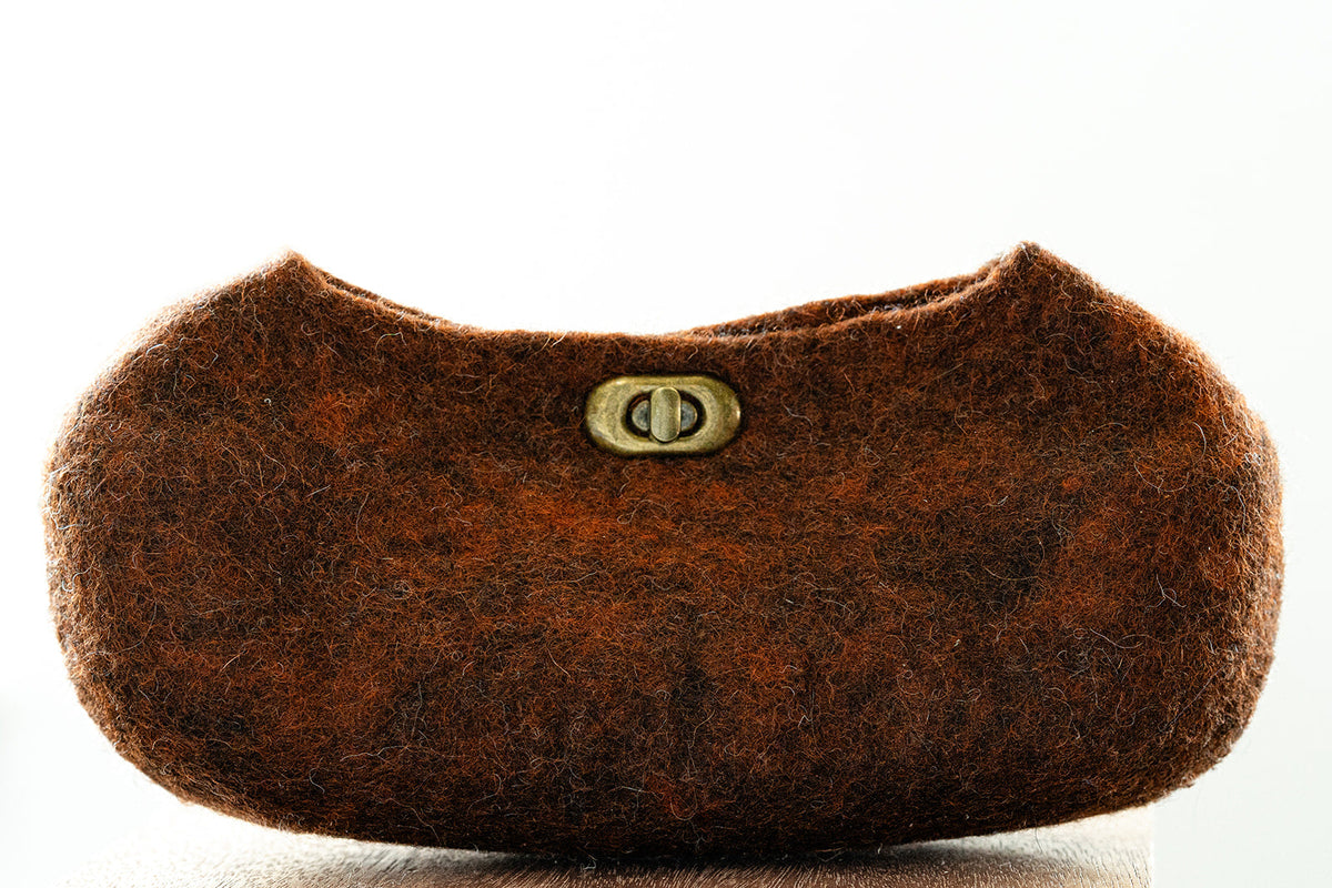 The Frances Handbag handcrafted wool bag by Comfy Bear Home