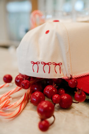 All I Want for Christmas is Cocktails - Red Vintage Trucker Hat by KenzKustomz, view 3