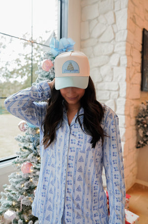 Deck the Halls Trucker Hat by KenzKustomz, view 9