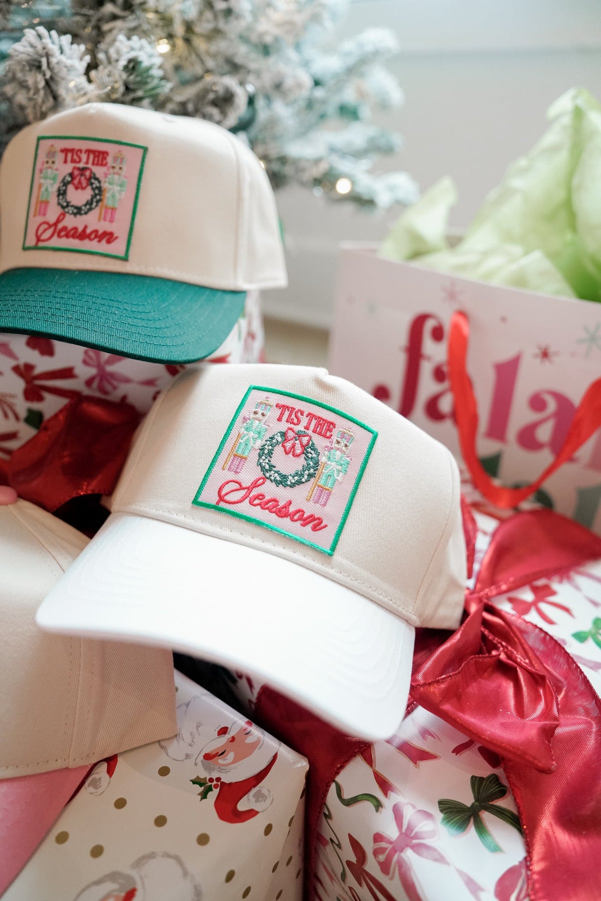Tis The Season - Vintage Trucker Hat by KenzKustomz, view 6