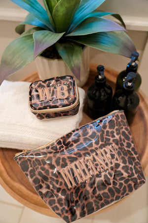 Leopard - Clear Coat Bag | Customizable