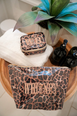 Leopard - Clear Coat Bag | Customizable