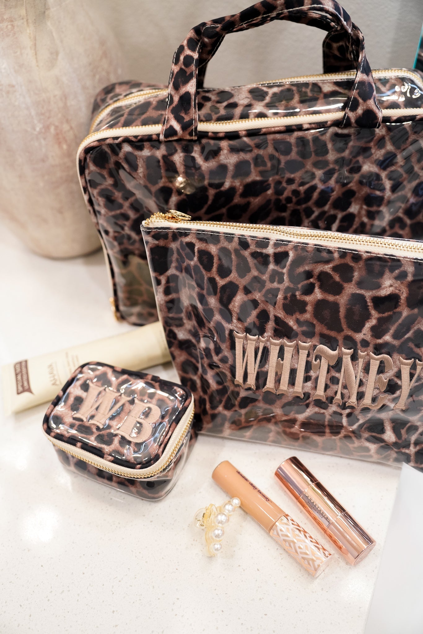 Leopard - Clear Coat Bag | Customizable