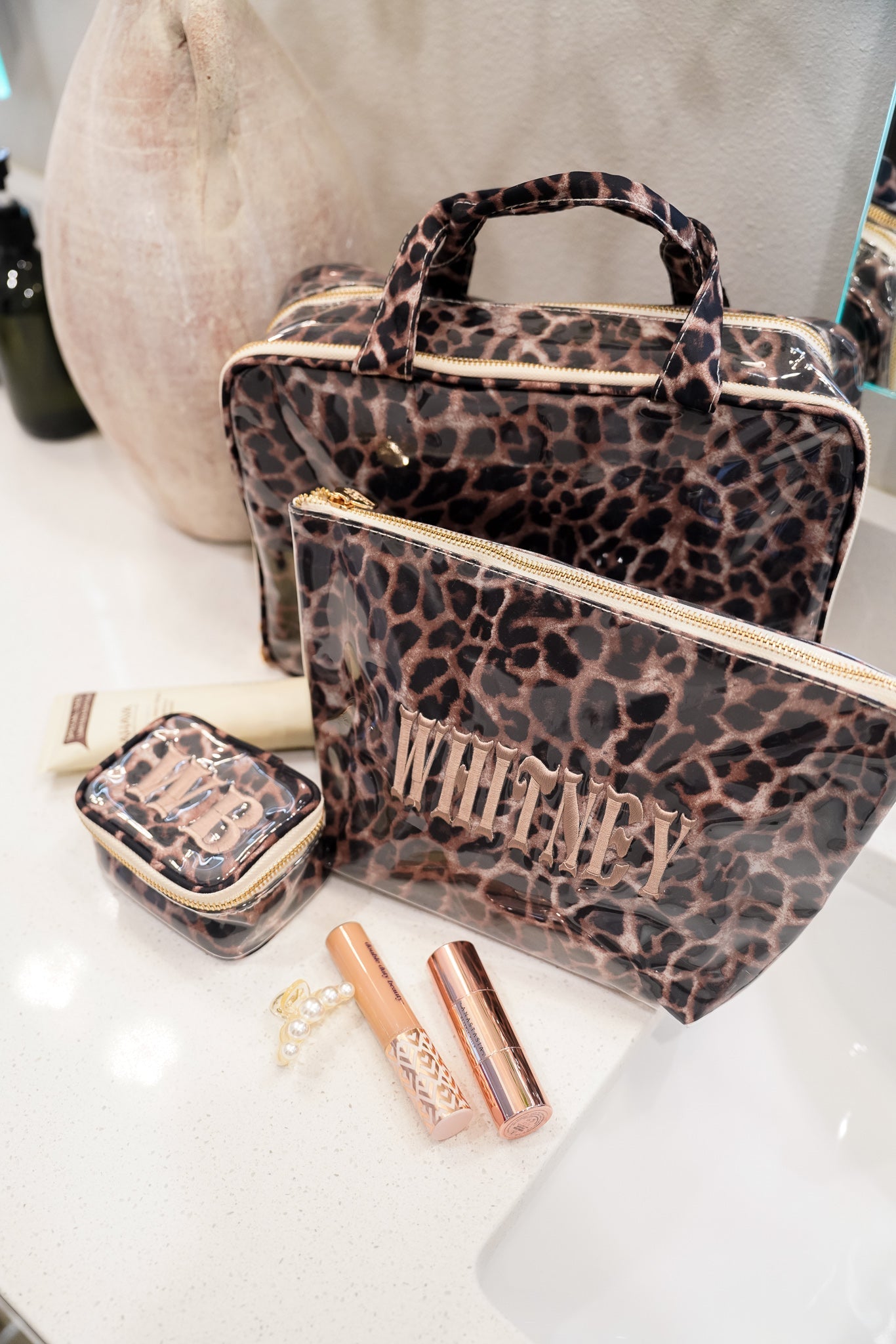 Leopard - Clear Coat Bag | Customizable