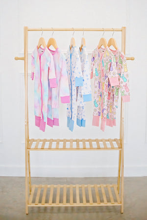 Cotton Candy Tie Dye | Two-Piece Pajama Set by Boosh Baby image 7