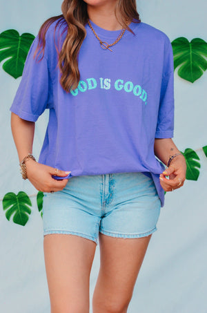 God is Good All The Time Tee by Southern Bliss Company, Southern lifestyle apparel detail photo 8