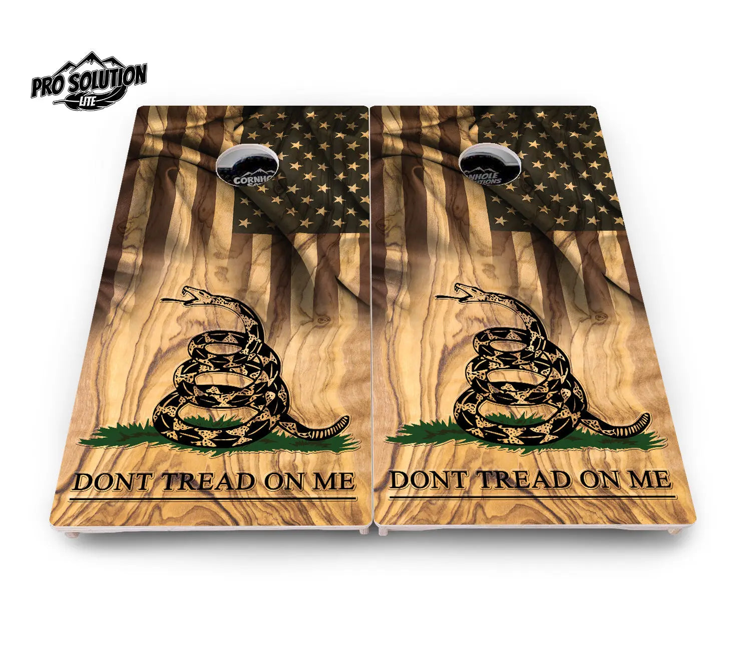 DTOM 3 Cornhole Boards - Pro Solution Lite Series by Cornhole Solutions, custom cornhole board detail photo 4