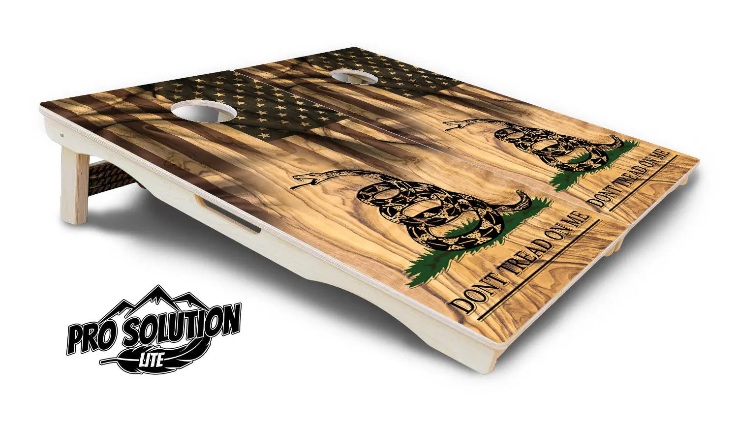 DTOM 3 Cornhole Boards - Pro Solution Lite Series by Cornhole Solutions, custom cornhole board detail photo 5