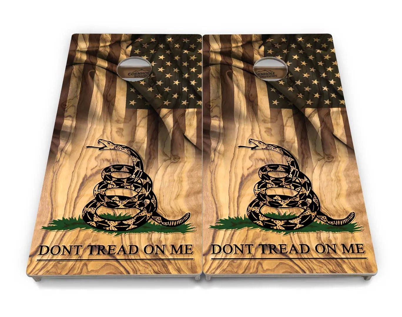 DTOM 3 Cornhole Boards - Professional Tournament Series by Cornhole Solutions, custom cornhole board detail photo 2