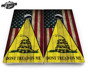 DTOM Rustic Triangle Cornhole Boards - Pro Solution Lite Series by Cornhole Solutions, custom cornhole board detail photo 4