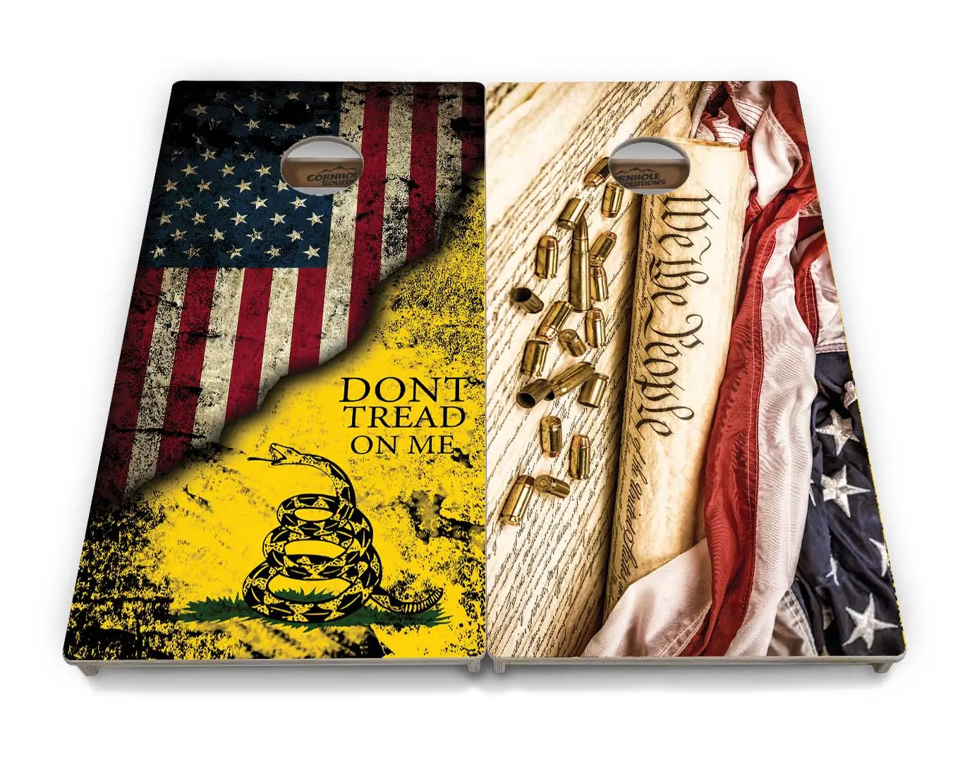 DTOM / WTP Cornhole Boards - Professional Tournament Series by Cornhole Solutions, custom cornhole board detail photo 2