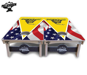 DTOM Yellow Triangle Cornhole Boards - Pro Solution Elite Series Cornhole Solutions