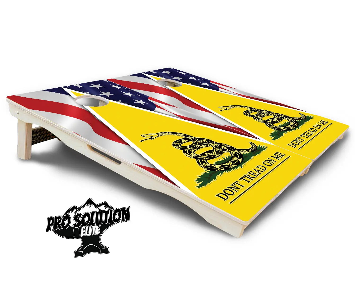 DTOM Yellow Triangle Cornhole Boards - Pro Solution Elite Series Cornhole Solutions