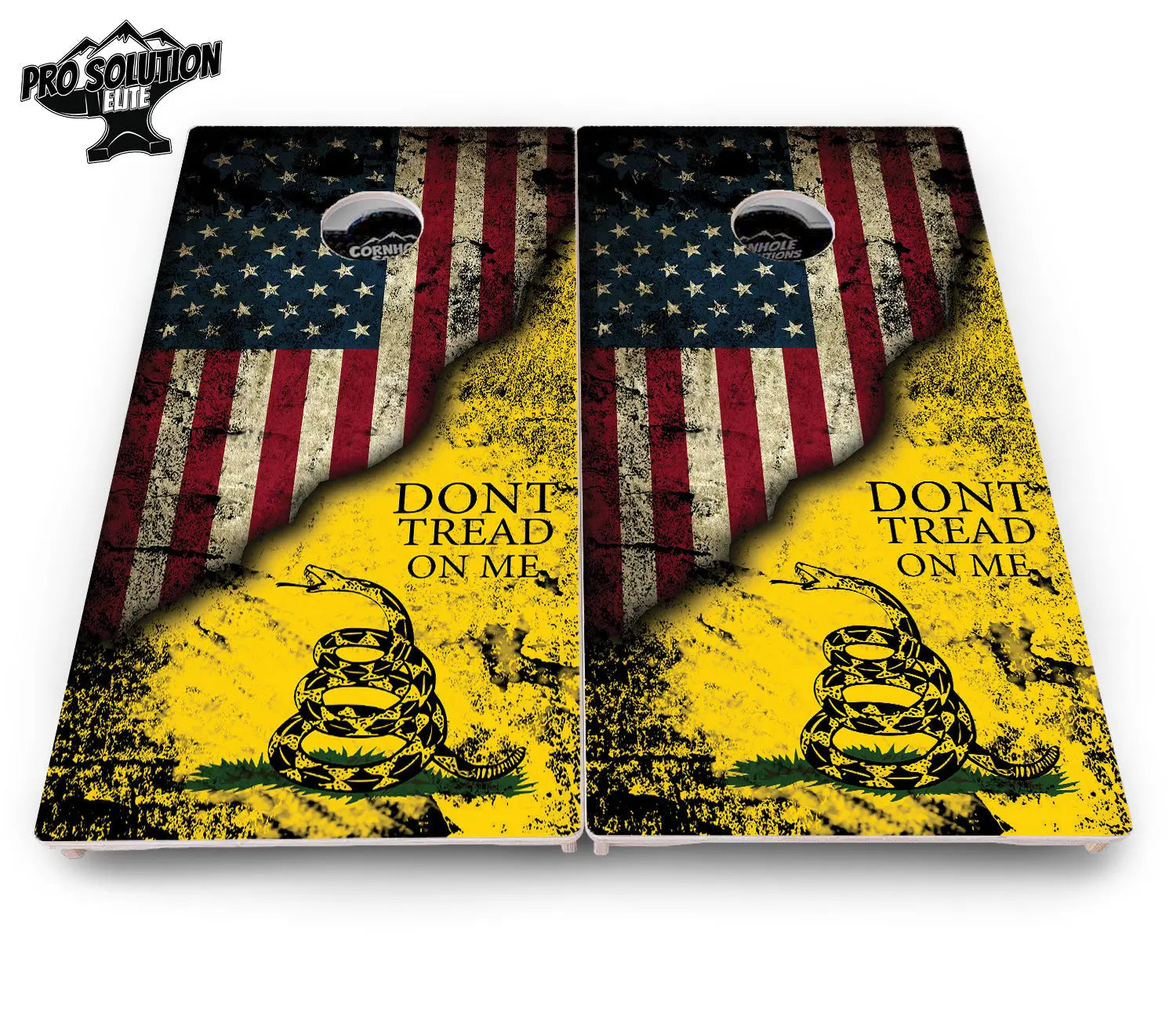 DTOM & WTP Cornhole Boards - Pro Solution Elite Series by Cornhole Solutions, custom cornhole board detail photo 5