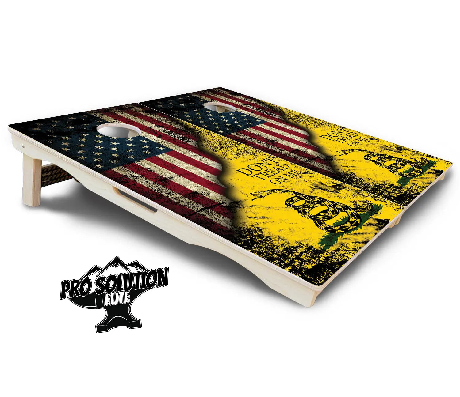 DTOM & WTP Cornhole Boards - Pro Solution Elite Series by Cornhole Solutions, custom cornhole board detail photo 6