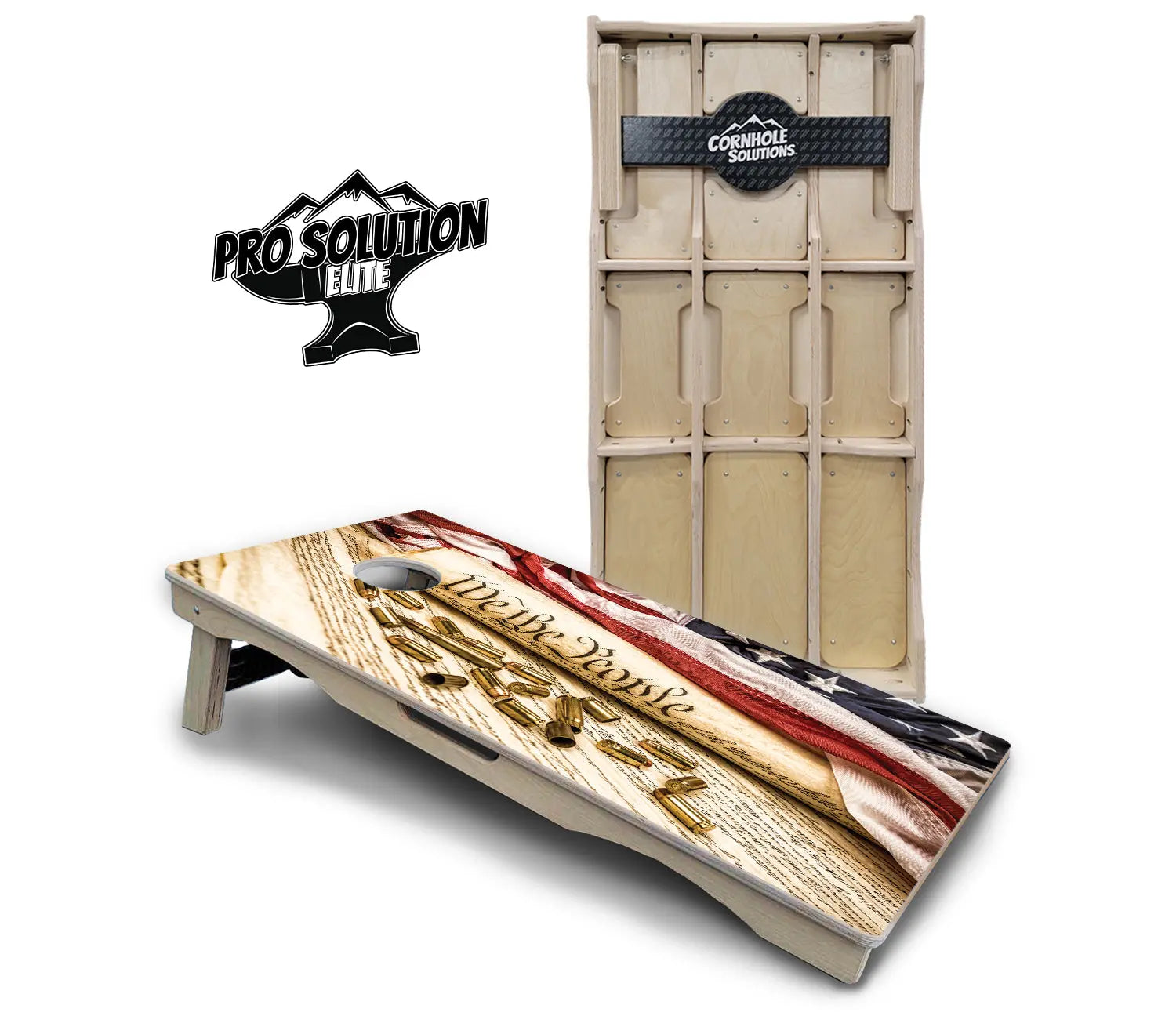DTOM & WTP Cornhole Boards - Pro Solution Elite Series by Cornhole Solutions, custom cornhole board detail photo 7