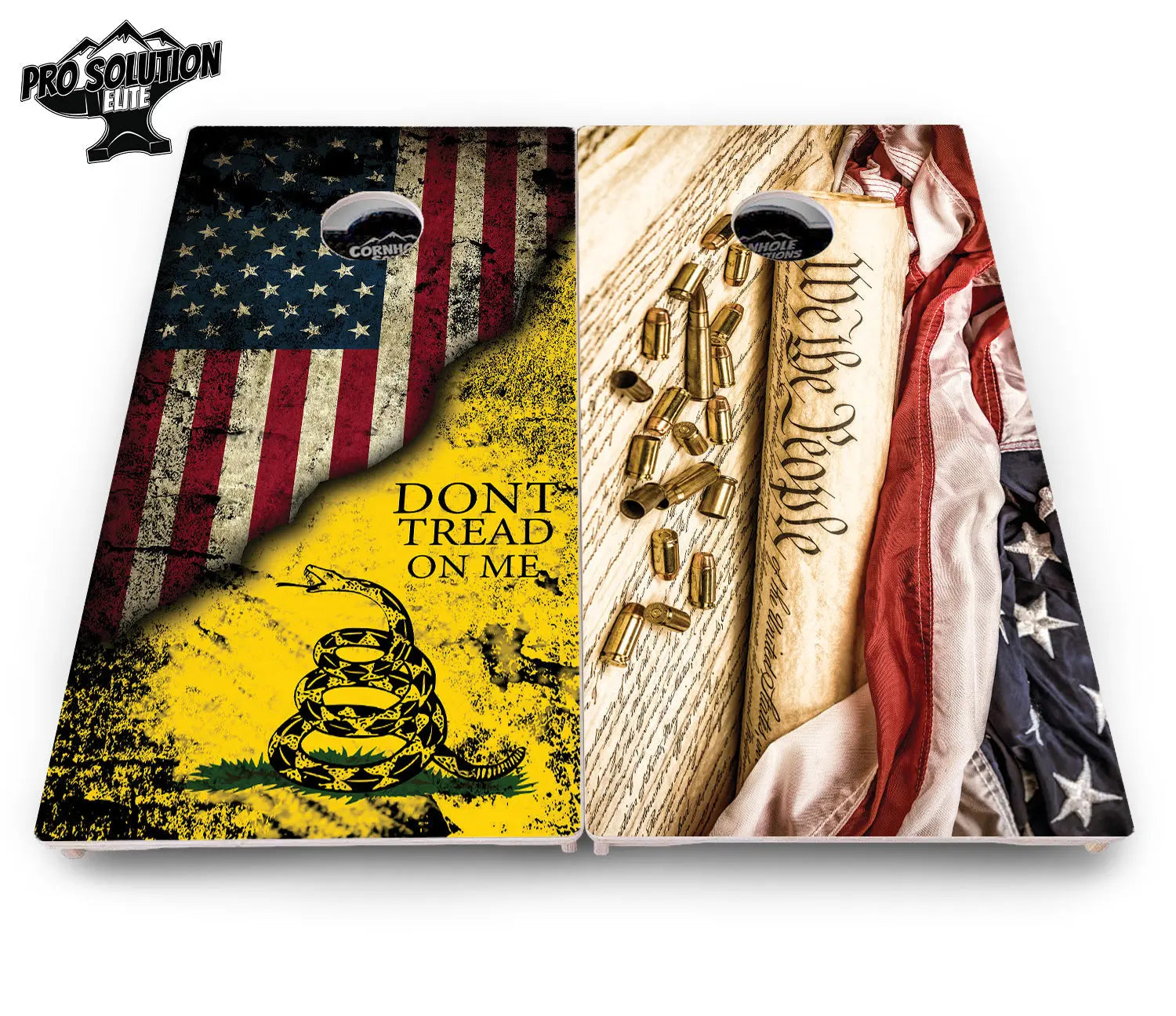 DTOM & WTP Cornhole Boards - Pro Solution Elite Series by Cornhole Solutions, custom cornhole board detail photo 13