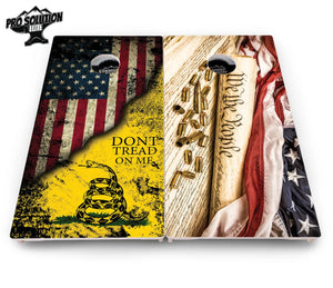 DTOM & WTP Cornhole Boards - Pro Solution Elite Series by Cornhole Solutions, custom cornhole board detail photo 13