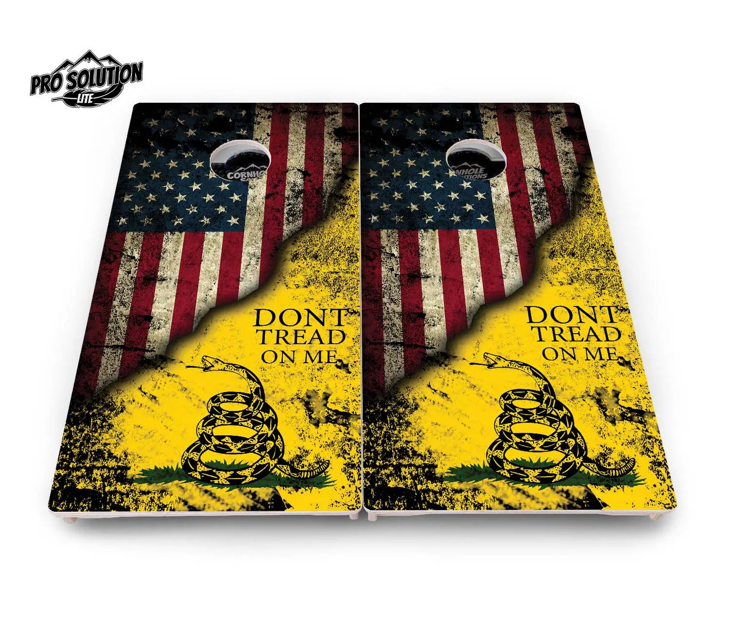 DTOM & WTP Cornhole Boards - Pro Solution Lite Series by Cornhole Solutions, custom cornhole board detail photo 3